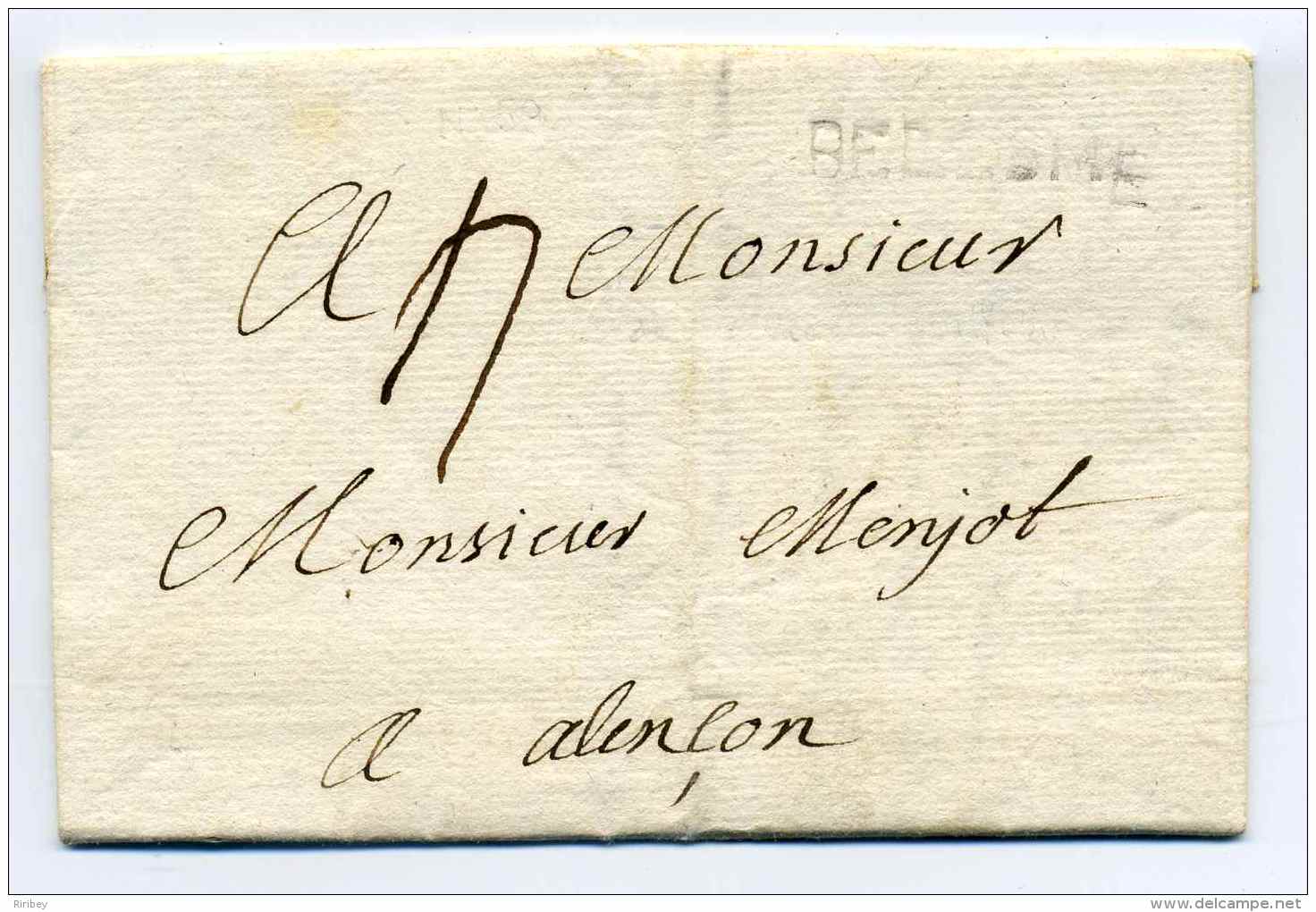 MP De BELLEME/ Dept 59 De L'Orne  / PD 32mm Lenain N°2 / 1765 - 1701-1800: Precursors XVIII