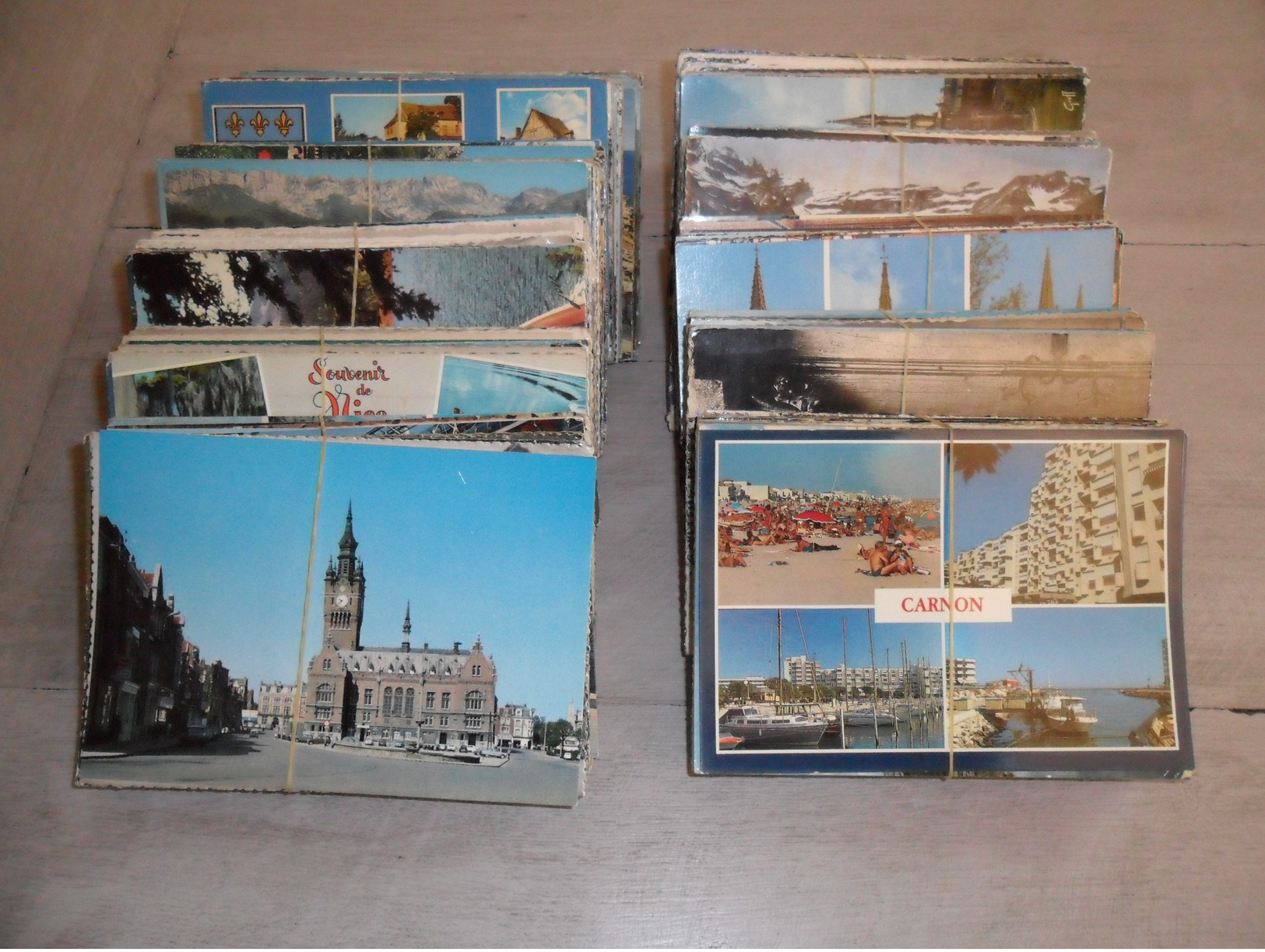 Grand Lot De 500 Cartes Postales Semi - Modernes Grand Format De France ( Drouille )   500 Postkaarten  Frankrijk (brol) - 500 CP Min.