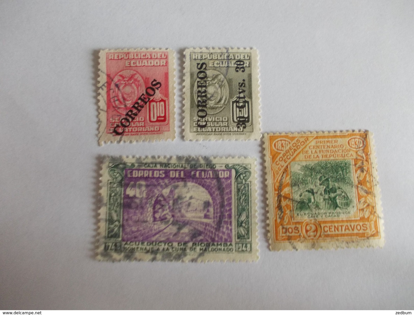 TIMBRE Ecuador Valeur 1.20 &euro; - Ecuador