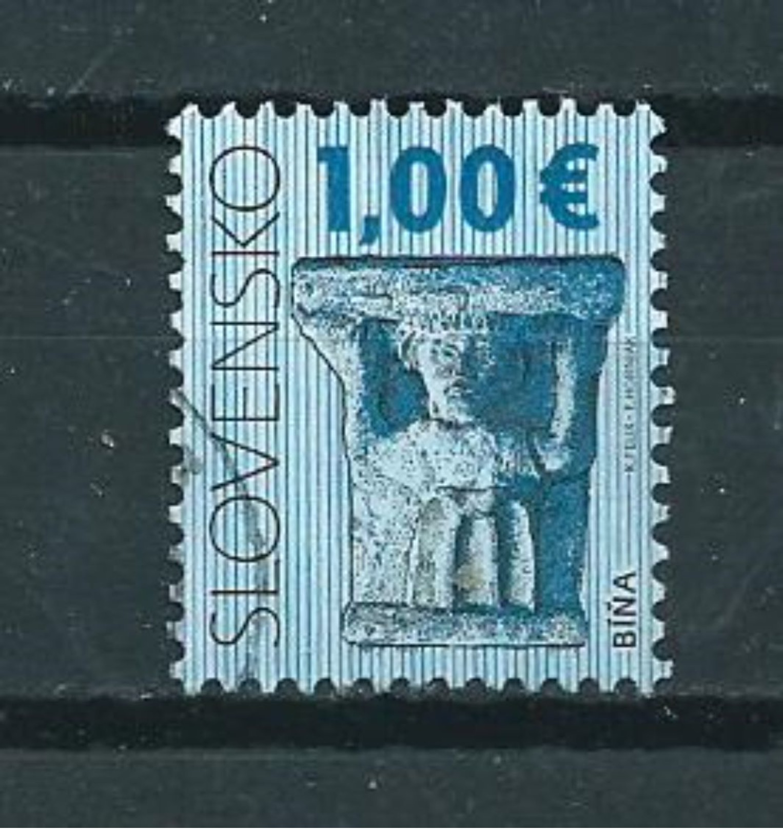 Slovakia 1,00 Euro,biña Used/gebruikt/oblitere - Oblitérés