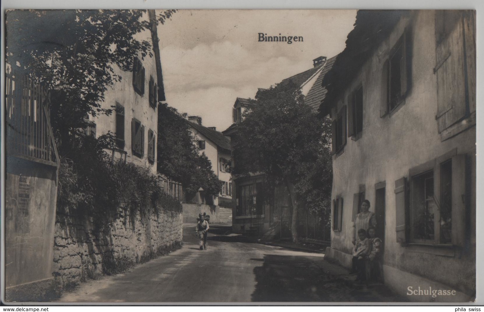 Binningen - Schulgasse, Animee - Photo: H. Speiser - Binningen