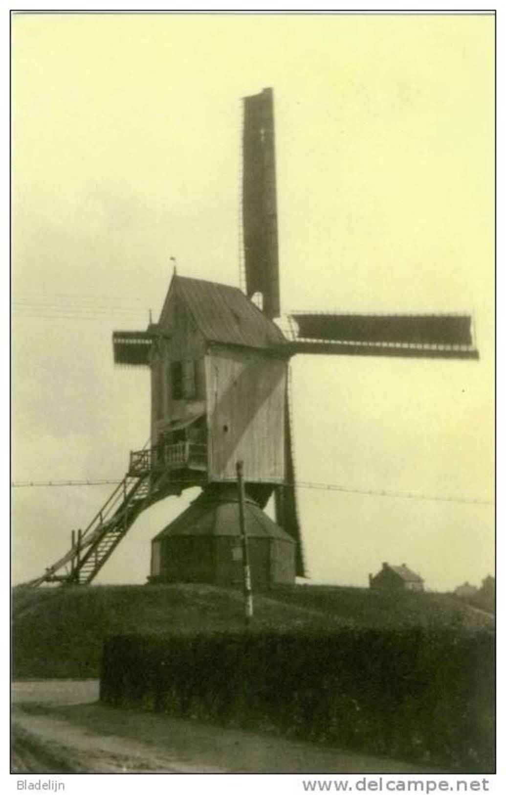 HEIST-OP-DEN-BERG (Antw.) - Molen/moulin - Maxikaart Van De Verdwenen Neermolen Of Berderenmolen - Heist-op-den-Berg