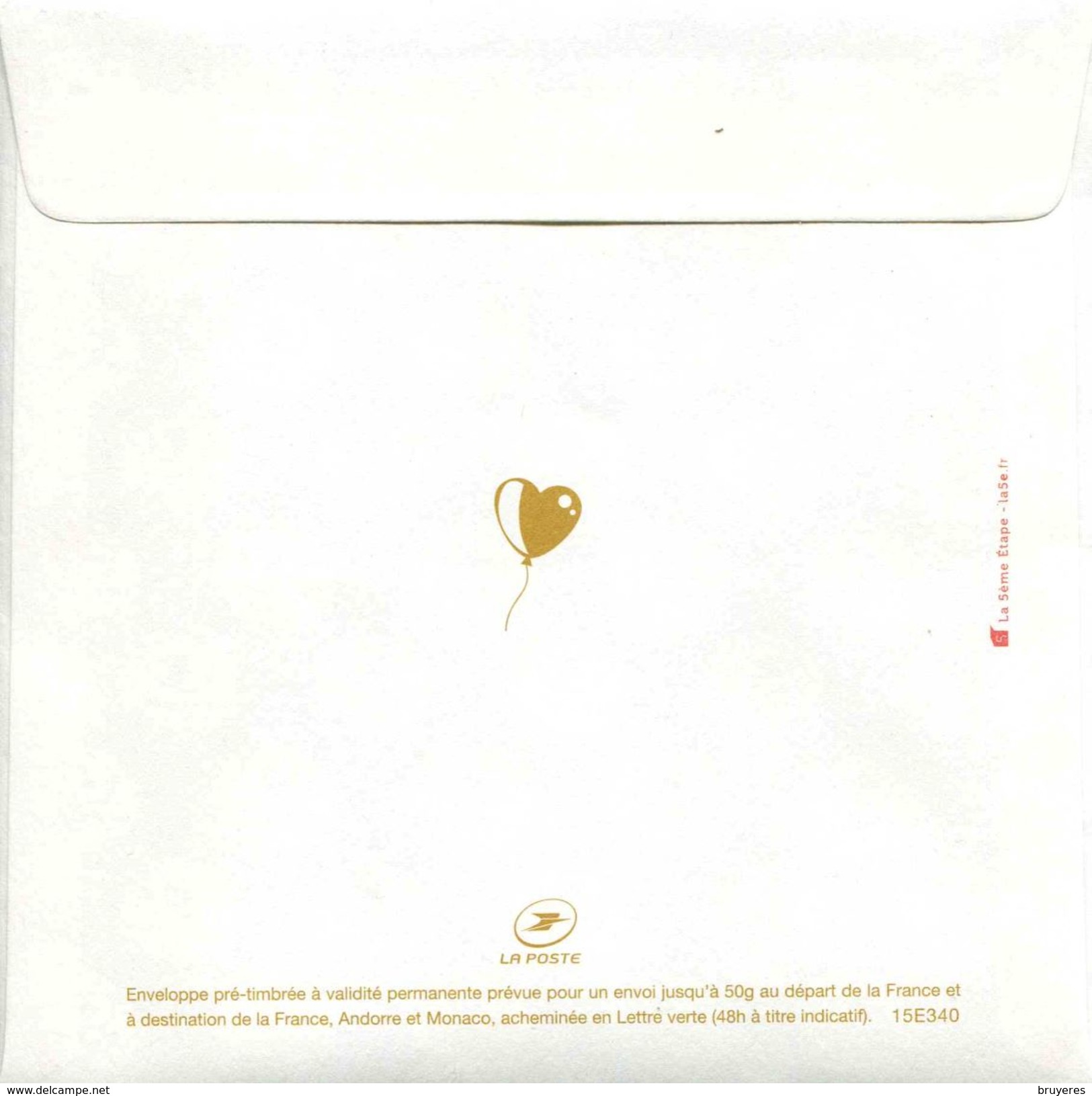 PAP De 2016 Sur Env. Avec Timbre Et Illust. "LOVE" + Carte Assortie - Prêts-à-poster:  Autres (1995-...)