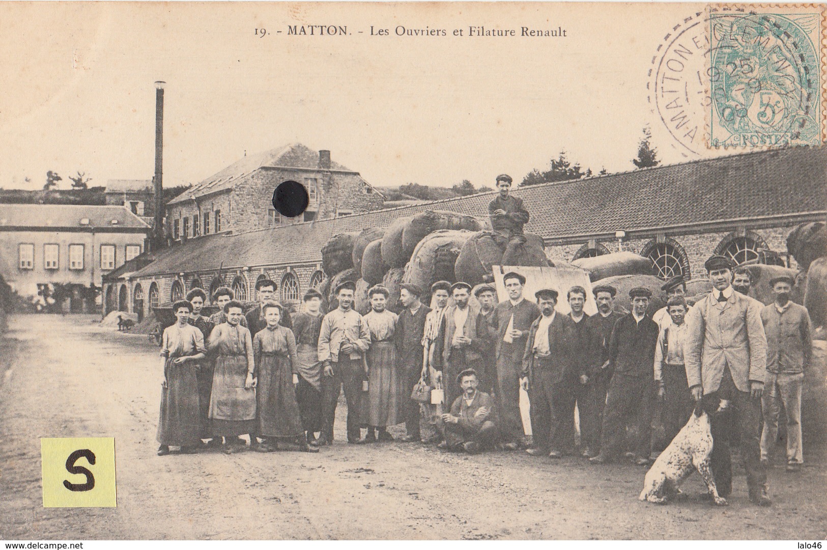 MATTON  - Les Ouvriers Et Filature Renault - N°19 - Autres & Non Classés