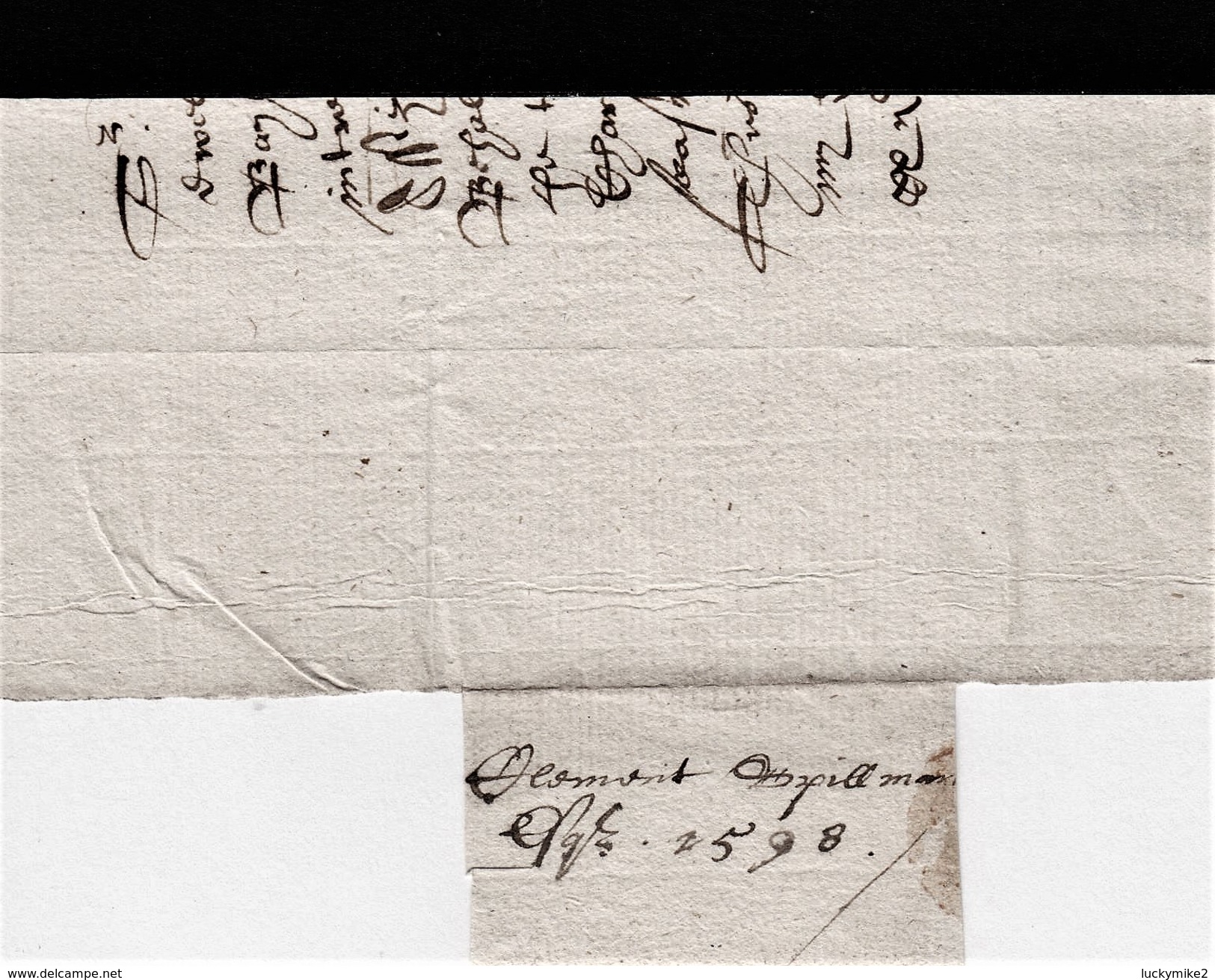 1598 Letter From "Clement Spilman, Norwich" To "his Cozen Sr Bassingborne Gawdye".  TRANSCRIPT  Ref 0407 - Other & Unclassified