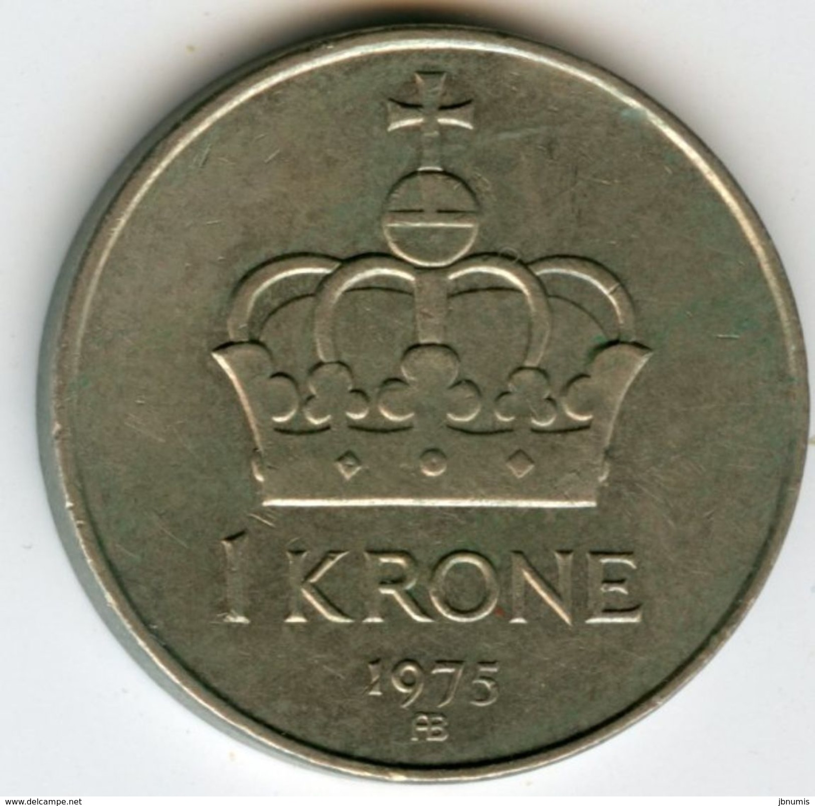 Norvège Norway 1 Krone 1975 KM 419 - Norvège