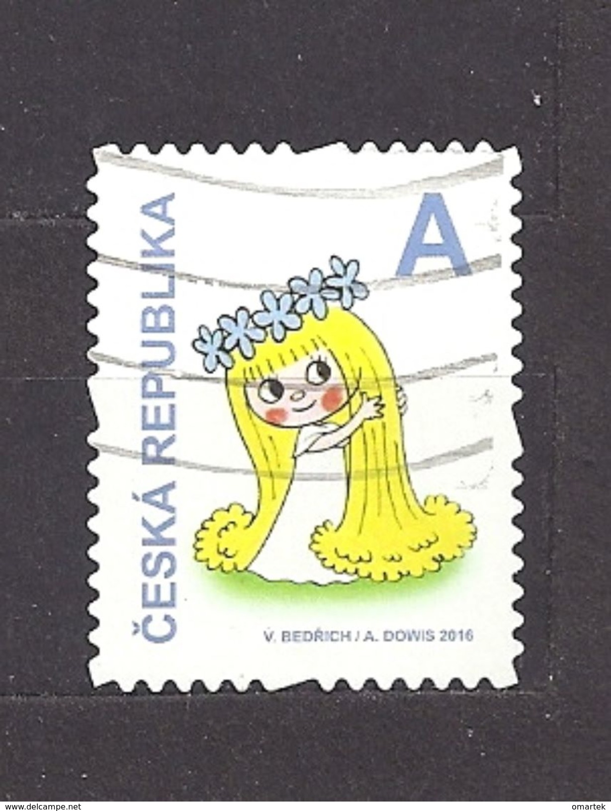 Czech Republic  Tschechische Republik  2016 ⊙ Mi 886 Pof 888 Fairy Amalka - Stamp From Booklet.  Fee Amalka  C11 - Oblitérés
