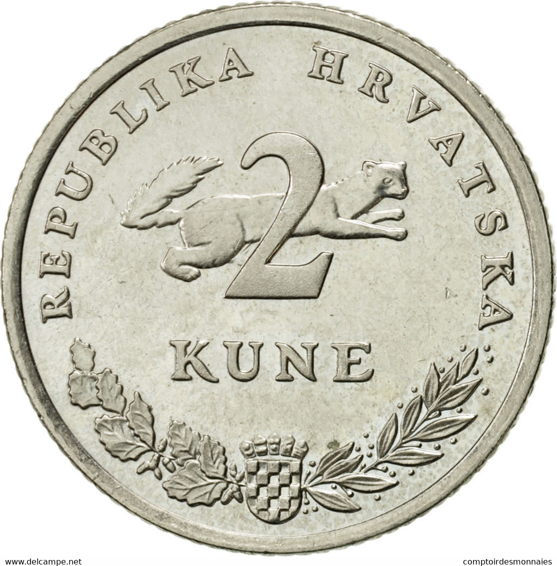 Monnaie, Croatie, 2 Kune, 2005, SUP, Copper-Nickel-Zinc, KM:10 - Croatia