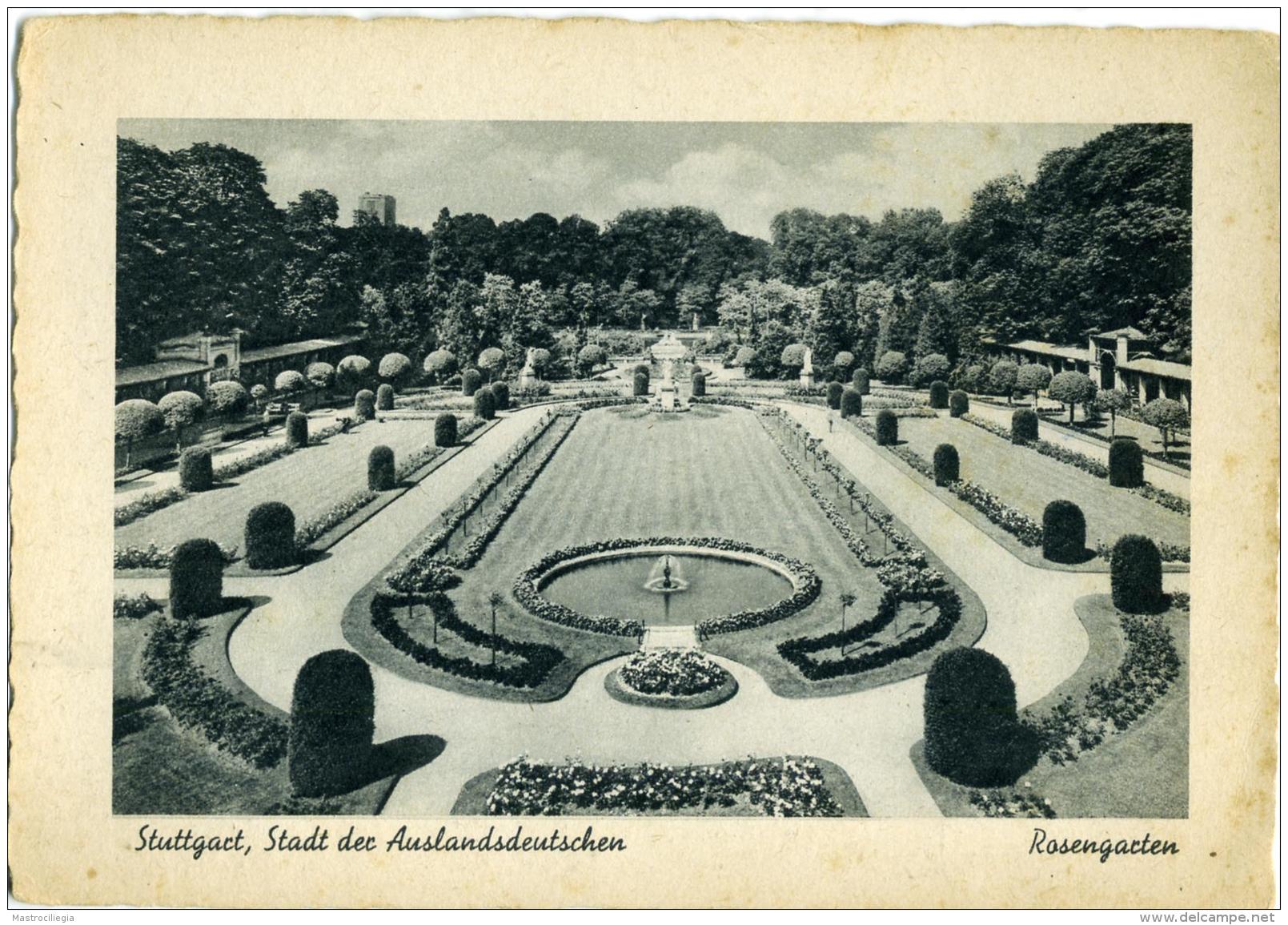 GERMANIA  BADEN-WURTTEMBERG  STUTTGART  Stadt Der Auslandsdeutschen  Rosengarten - Stuttgart