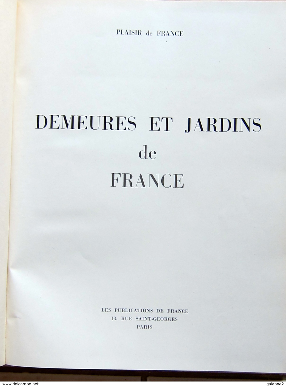 Demeures Et Jardins De France - Innendekoration