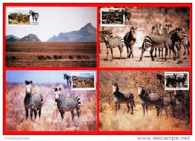 NAMIBIA, 1991, Mint Maxi Cards, Sa Nr. 35-38, Nature Conservation F3835 - Namibia (1990- ...)