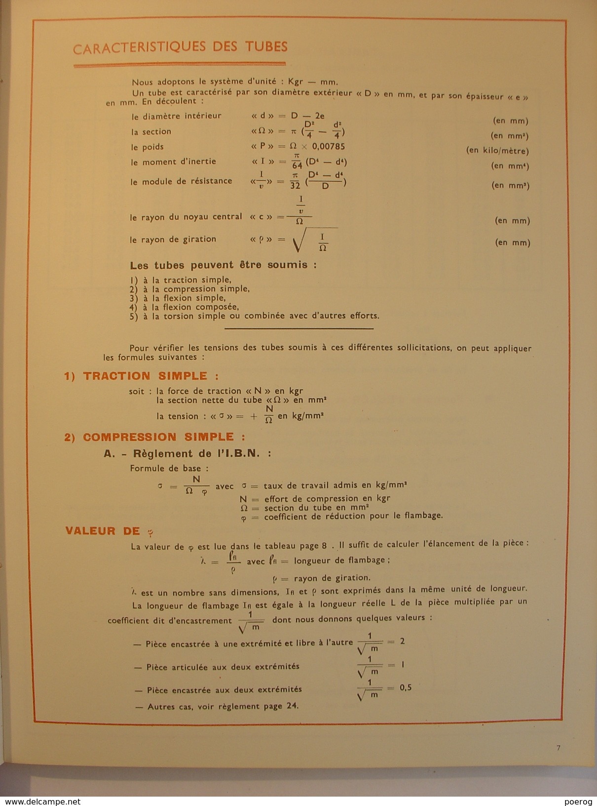 CATALOGUE TECHNIQUE DES TUBES EN ACIERS & CARACTERISTIQUES MECANIQUES - USINES A TUBES DE LA MEUSE - 1956 - Supplies And Equipment