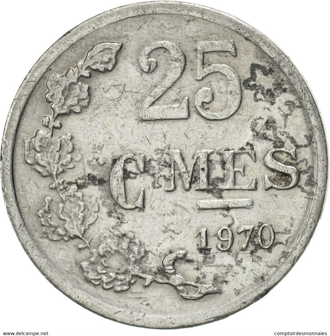 Monnaie, Luxembourg, Jean, 25 Centimes, 1970, TTB, Aluminium, KM:45a.1 - Luxembourg