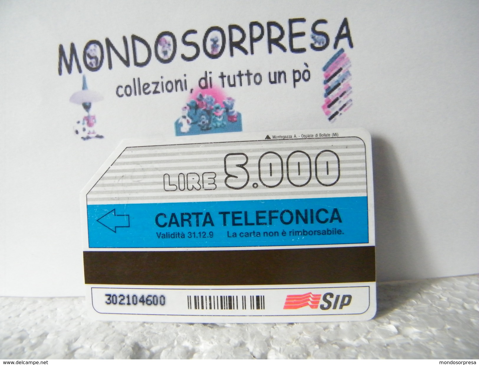 MONDOSORPRESA (LT1148/46) USATA VARIETà, C&C N° 1215, CARTA INFINITA, SENZA N° FINALE SCADENZA - Fouten & Varianten