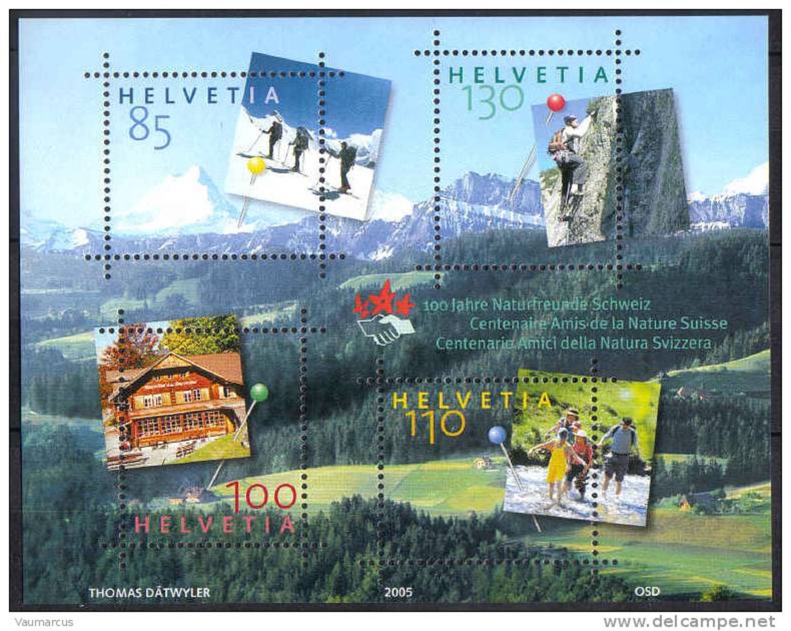 2005 Zu 1172 / Mi Bl. 39 / YT BF 39 ** / MNH - Blocs & Feuillets