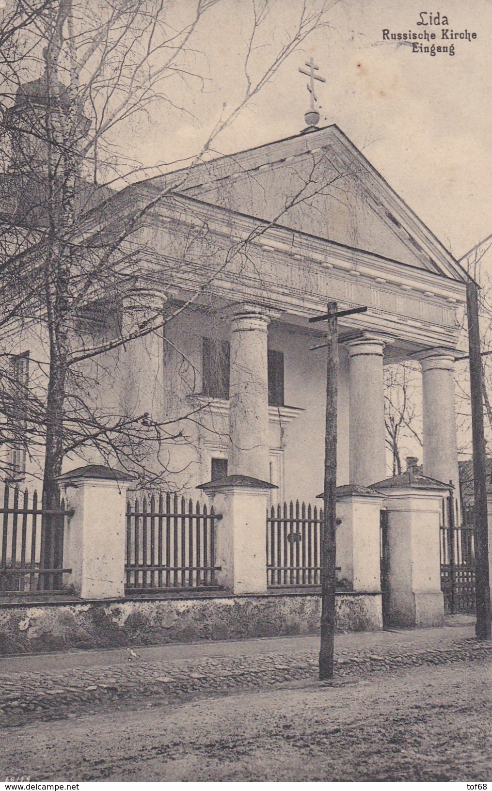 Lida Russische Kirche Eingang - Belarus