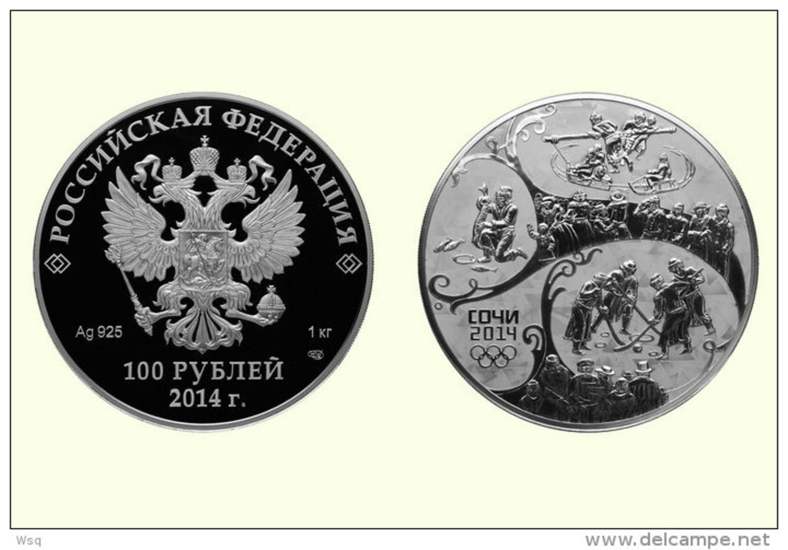 [N53-075  ]   2014 Sochi Winter Olympic Games , Coin,   Postal Stationery-Postsache F - Inverno 2014: Sotchi