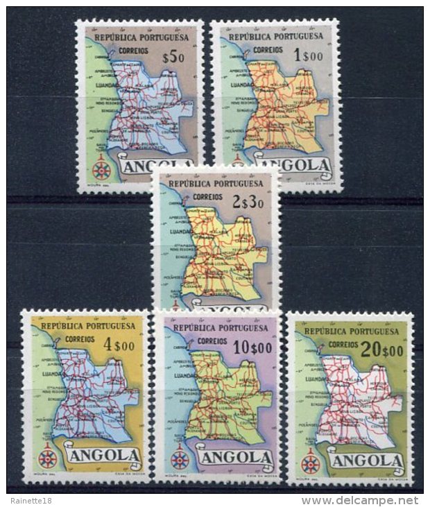 Angola     (colonie Portuguaise)           383/388  ** - Angola