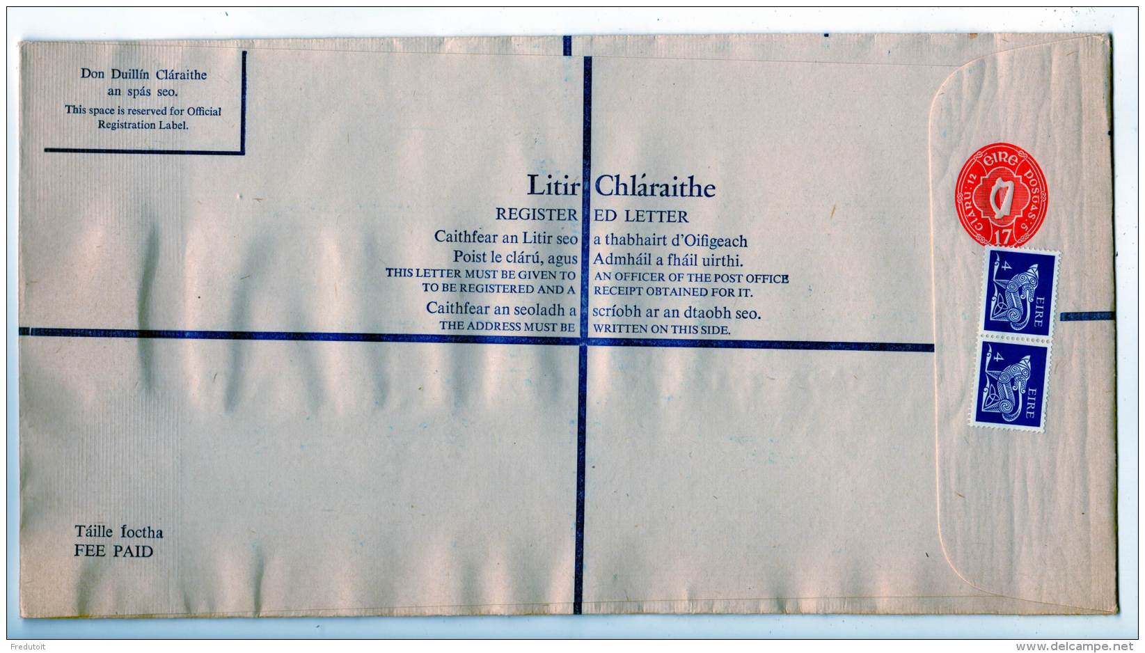 IRLANDE - Entier Postal - 1973/83 - EU 25 B - - Interi Postali