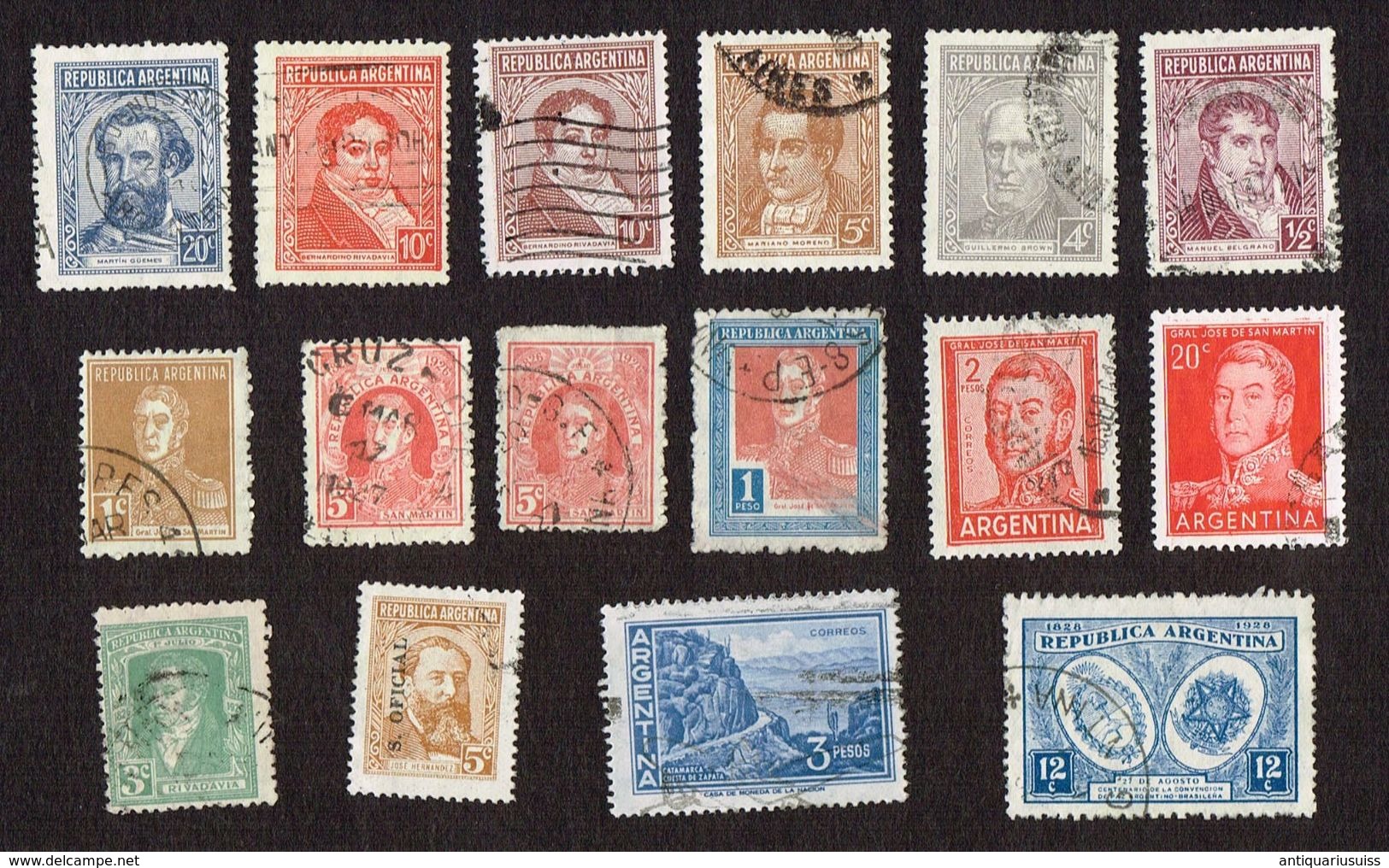 43x Stamps -lot - Argentina. - Collections, Lots & Séries