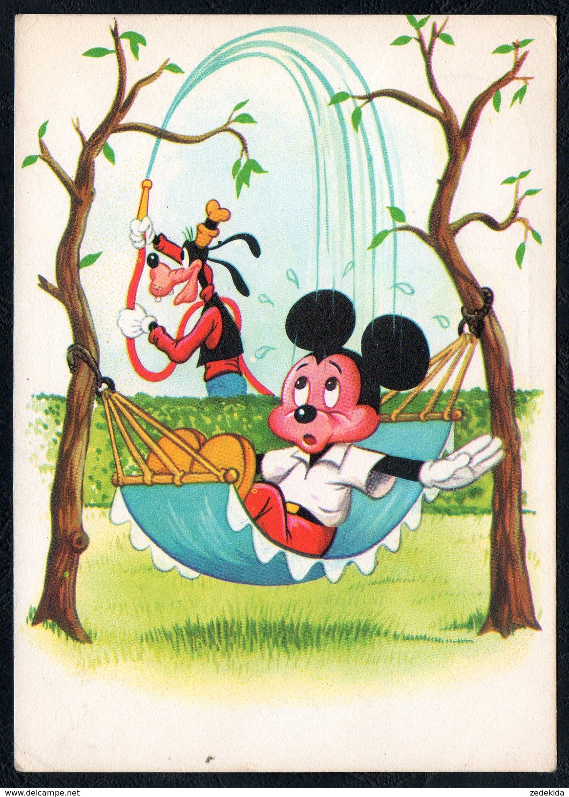 9981 - Ansichtskarte - Walt Disney Michey Mouse - Goofy - Micky Maus - Gel 1967 - Disneyworld