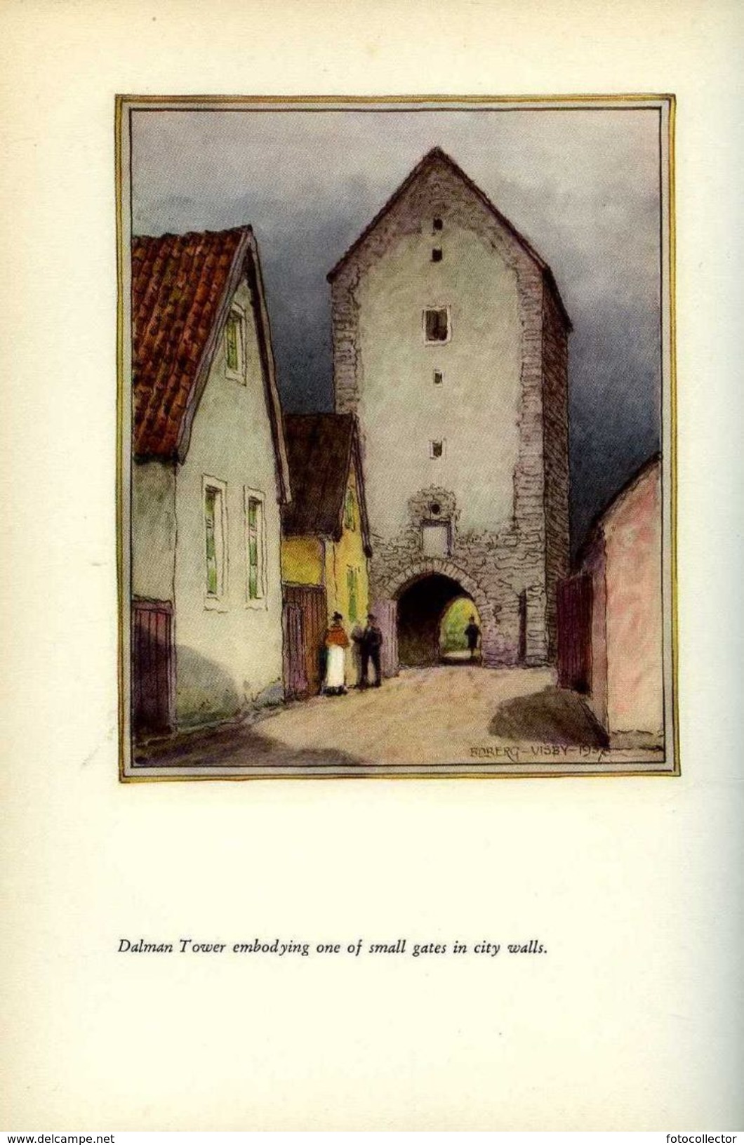 Suède : Visby Water Colours By Boberg, Text By Lundberg (1939) - Voyage/ Exploration