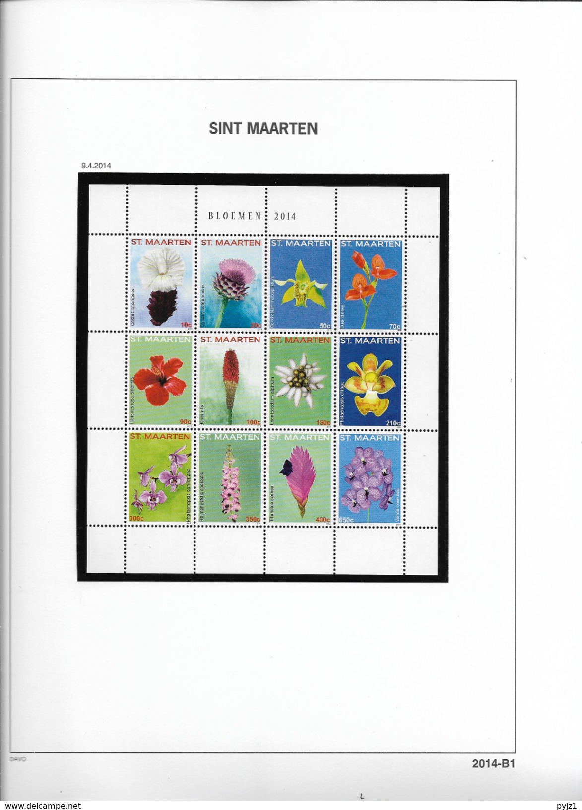 Sint Maarten 2014 MNH Year Collection - Curacao, Netherlands Antilles, Aruba