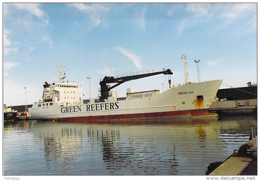 ** Lot 2 Photos ** PHOTO (1980-2000) Bateau Cargo Merchant Ship Tanker : GREEN ICE Green Reefers  (Kodak +/- 15 X 10 Cm) - Handel