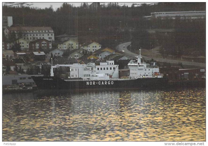 PHOTO (1980-2000) Bateau Cargo Merchant Ship Tanker : NORD JARL Nor-Cargo (Kodak +/- 15 X 10 Cm) - Handel