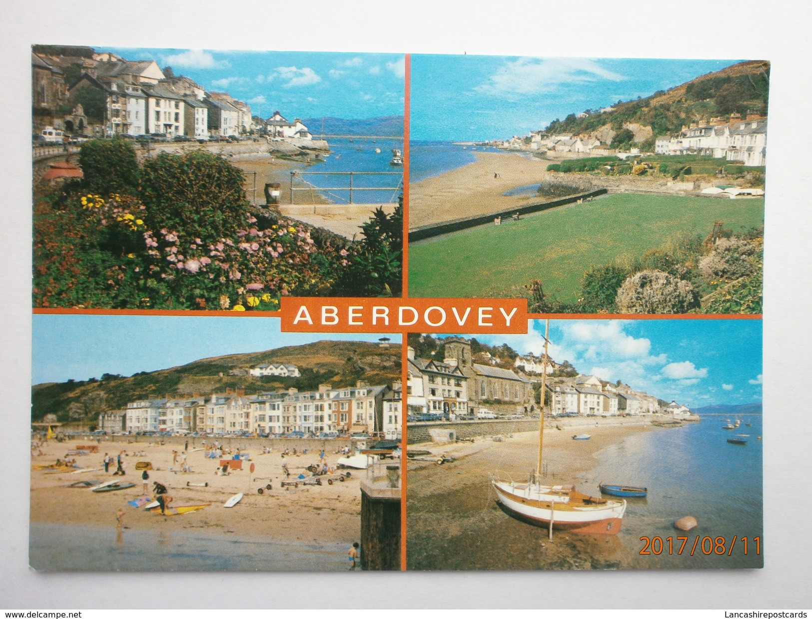 Postcard  Aberdovey Aberdyfi Multiview PU 1987 My Ref B21779 - Zu Identifizieren