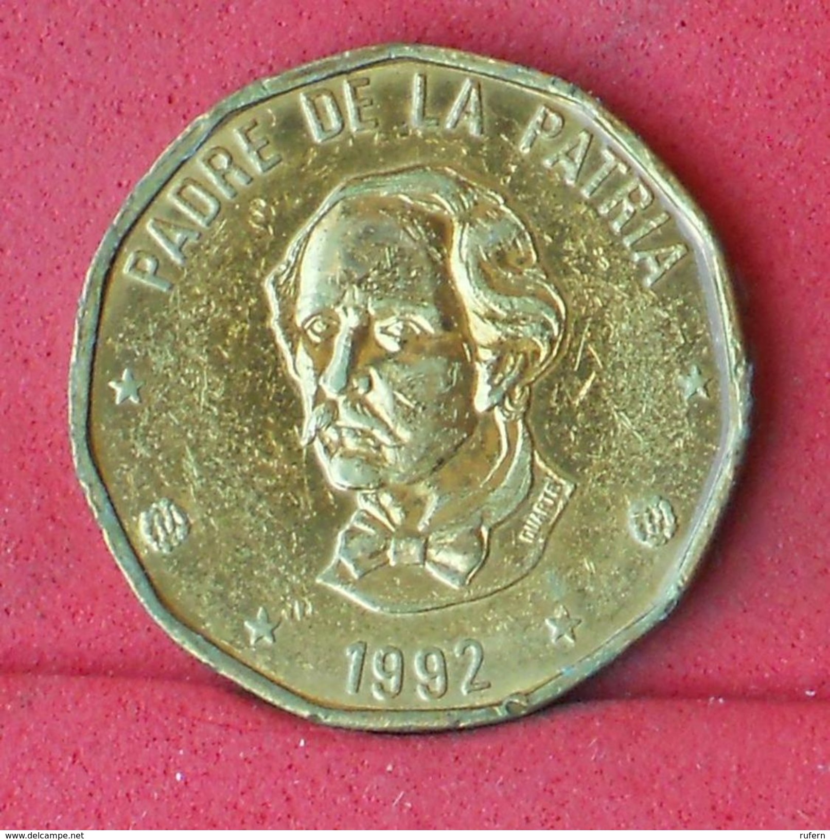 DOMINICANA 1 PESO 1992 - KM# 80,1 - (Nº18721) - Dominicana