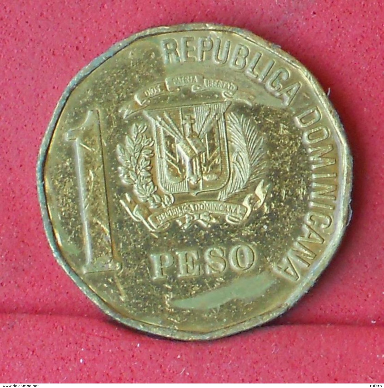 DOMINICANA 1 PESO 1992 - KM# 80,1 - (Nº18721) - Dominicaine