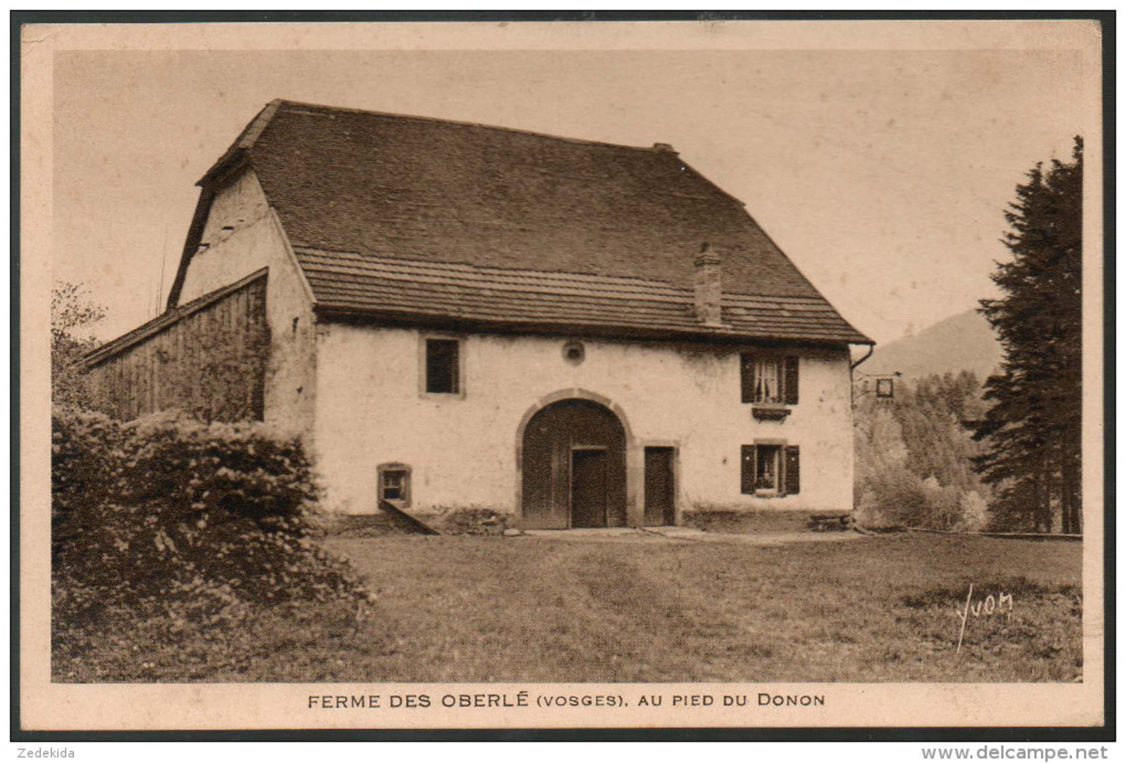 A5849 Alte Ansichtkarte - Ferme Des Oberlé ( Vosges ) Au Pied Du Donon - René Bazin - Autres & Non Classés