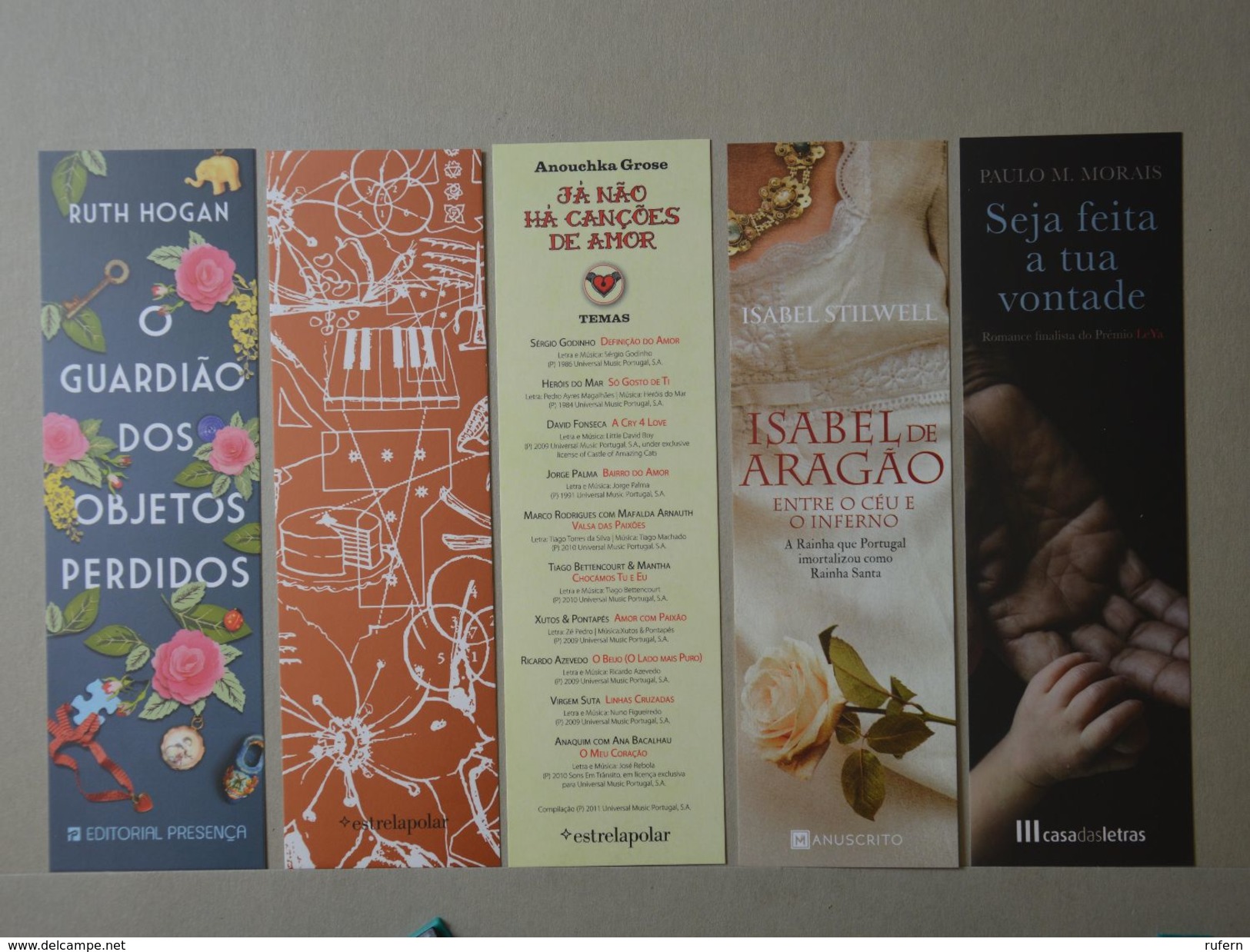 PORTUGAL - 5 MARCADORES DE LIVROS - (Nº18750) - Bookmarks