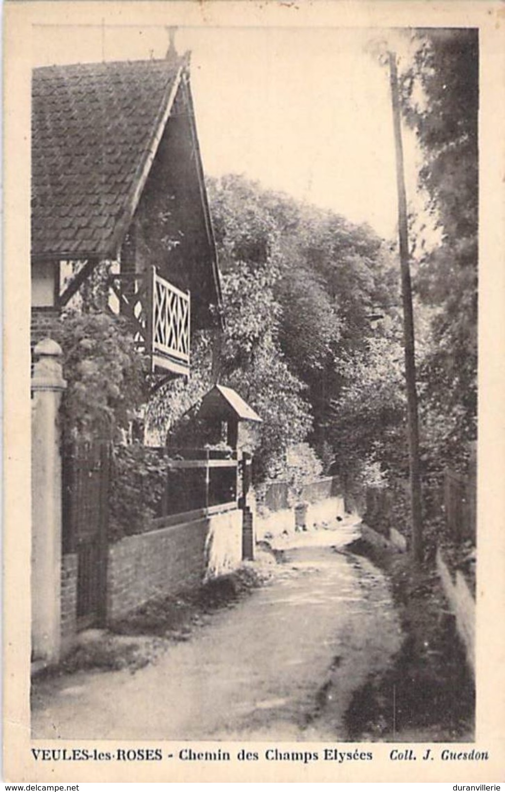 76 - VEULES LES ROSES - Chemin Des Champs-Elysées - Veules Les Roses