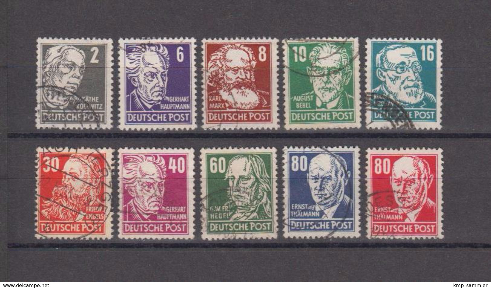 DDR Lot Köpfe II Gestempelt (s Beschreibung) (14838) - Used Stamps