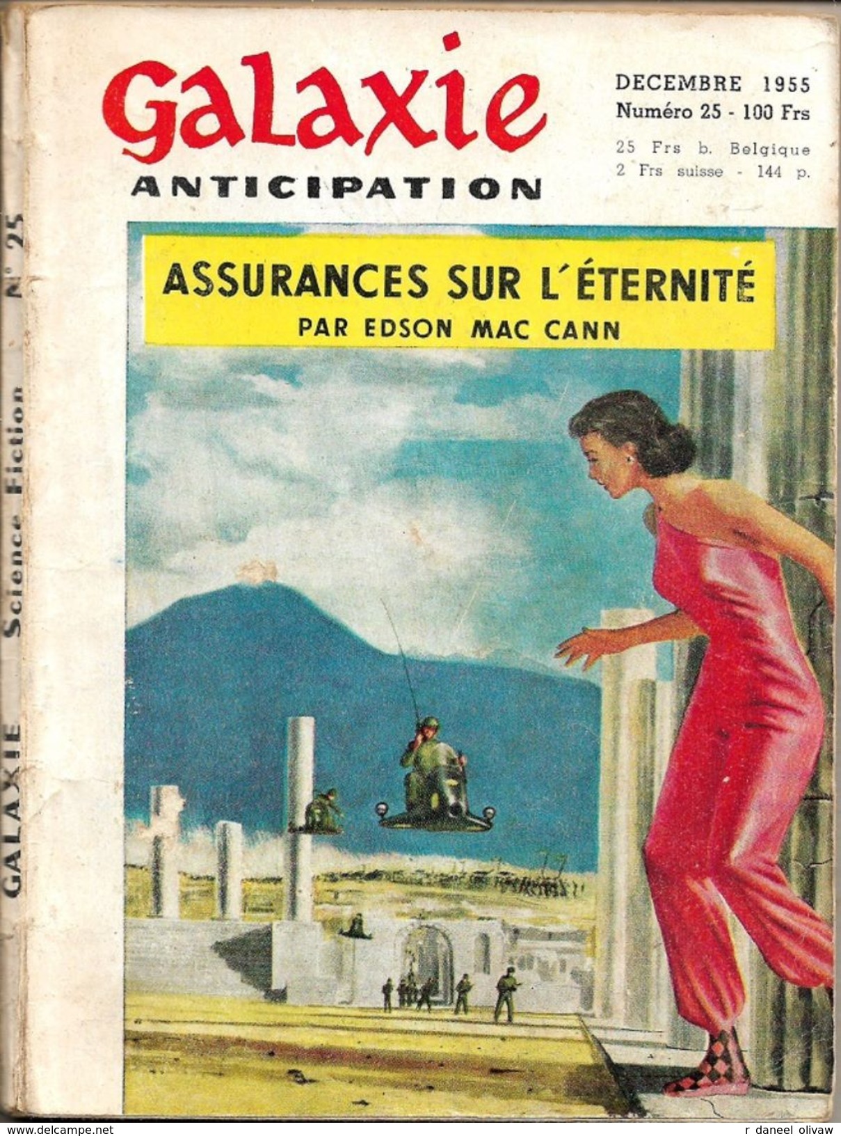 Galaxie 1ère Série N° 25, Décembre 1955 (BE+) - Sonstige & Ohne Zuordnung