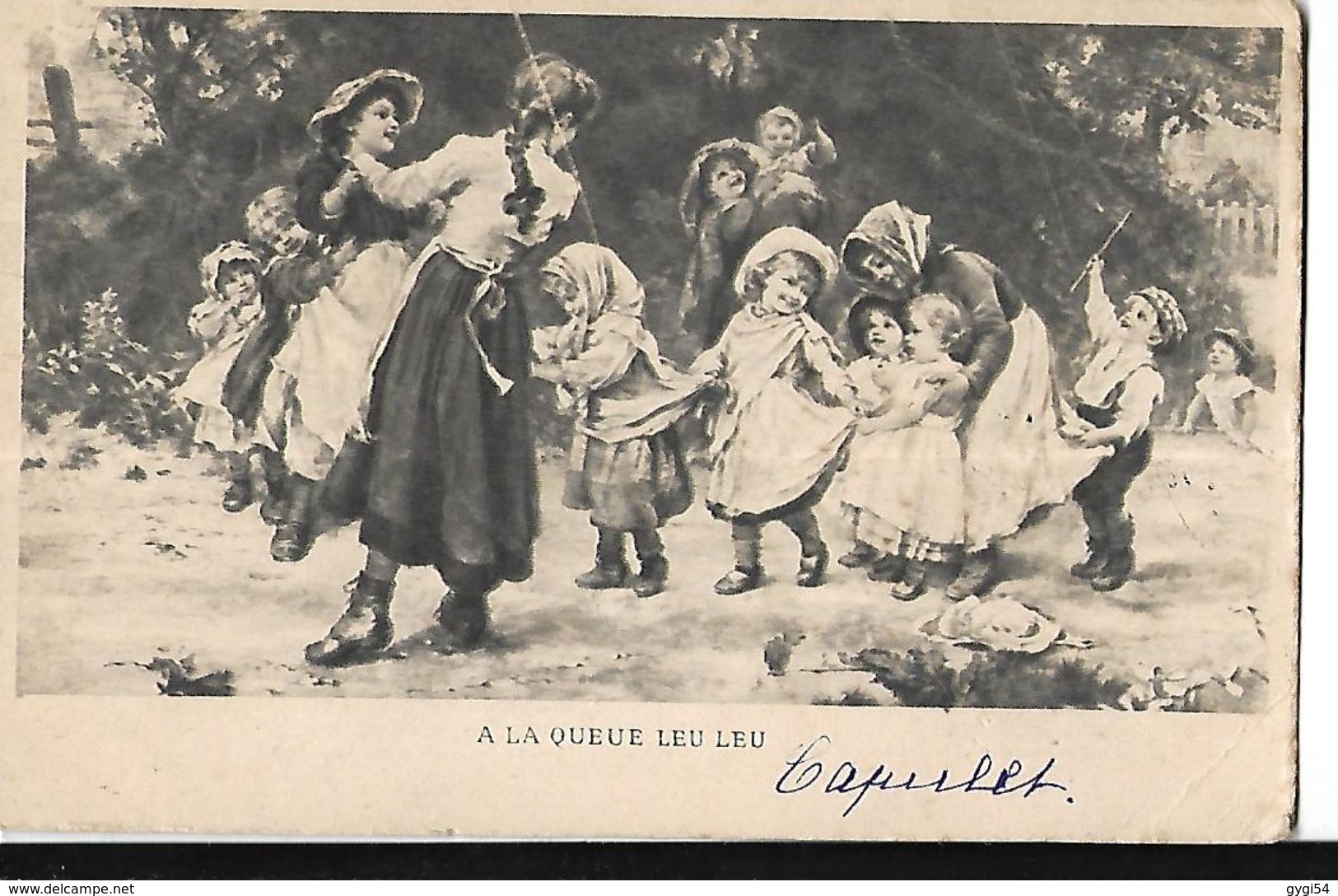 A  La  Queue Leu Leu  CPA  1901 Paris - Doecker, E.