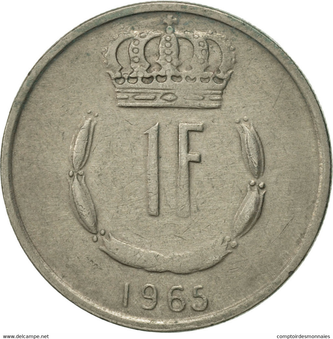 Monnaie, Luxembourg, Jean, Franc, 1965, TTB, Copper-nickel, KM:55 - Luxembourg