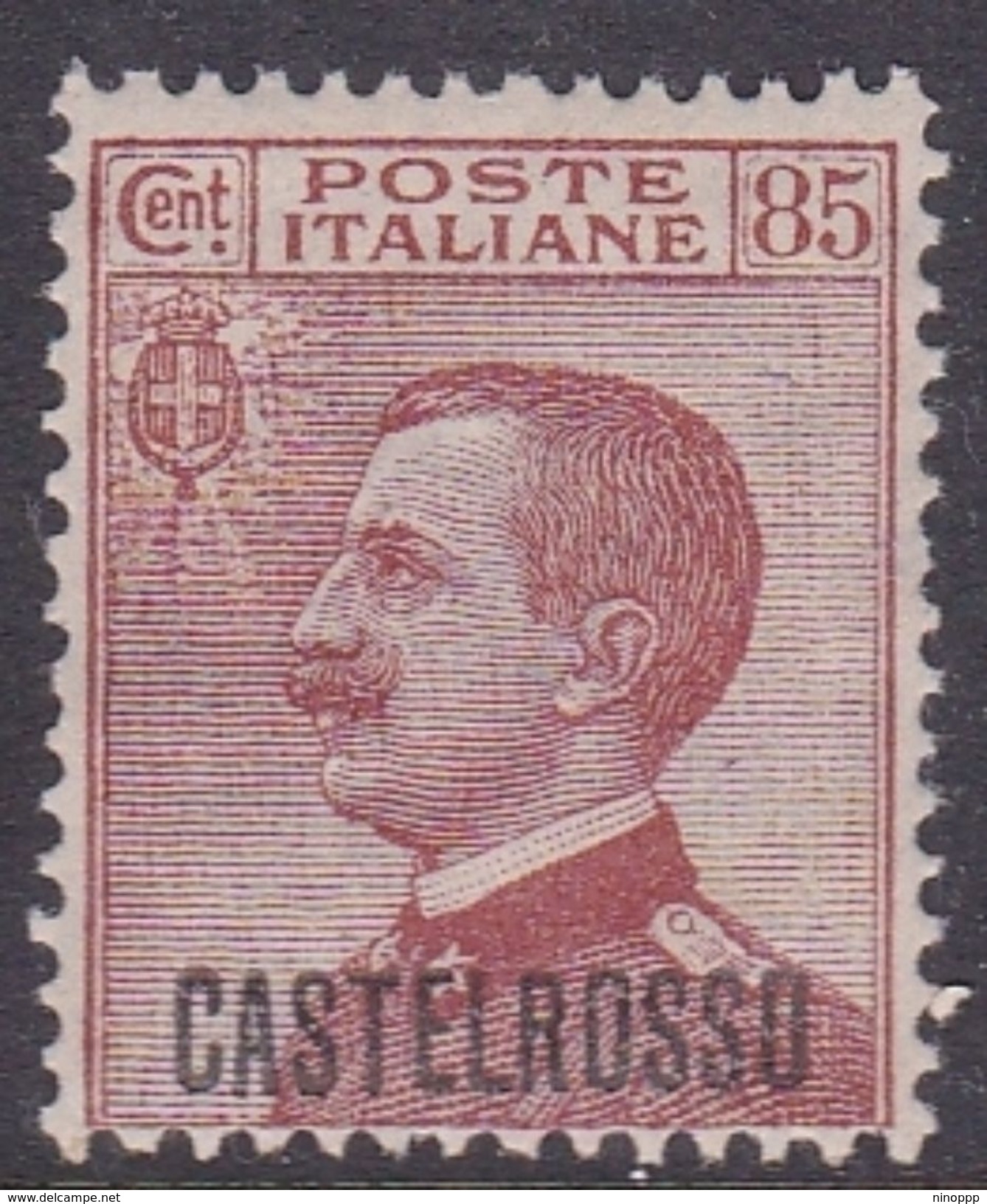 Italy-Colonies And Territories-Castelrosso S9 1922 85c Brown Red MNH - General Issues