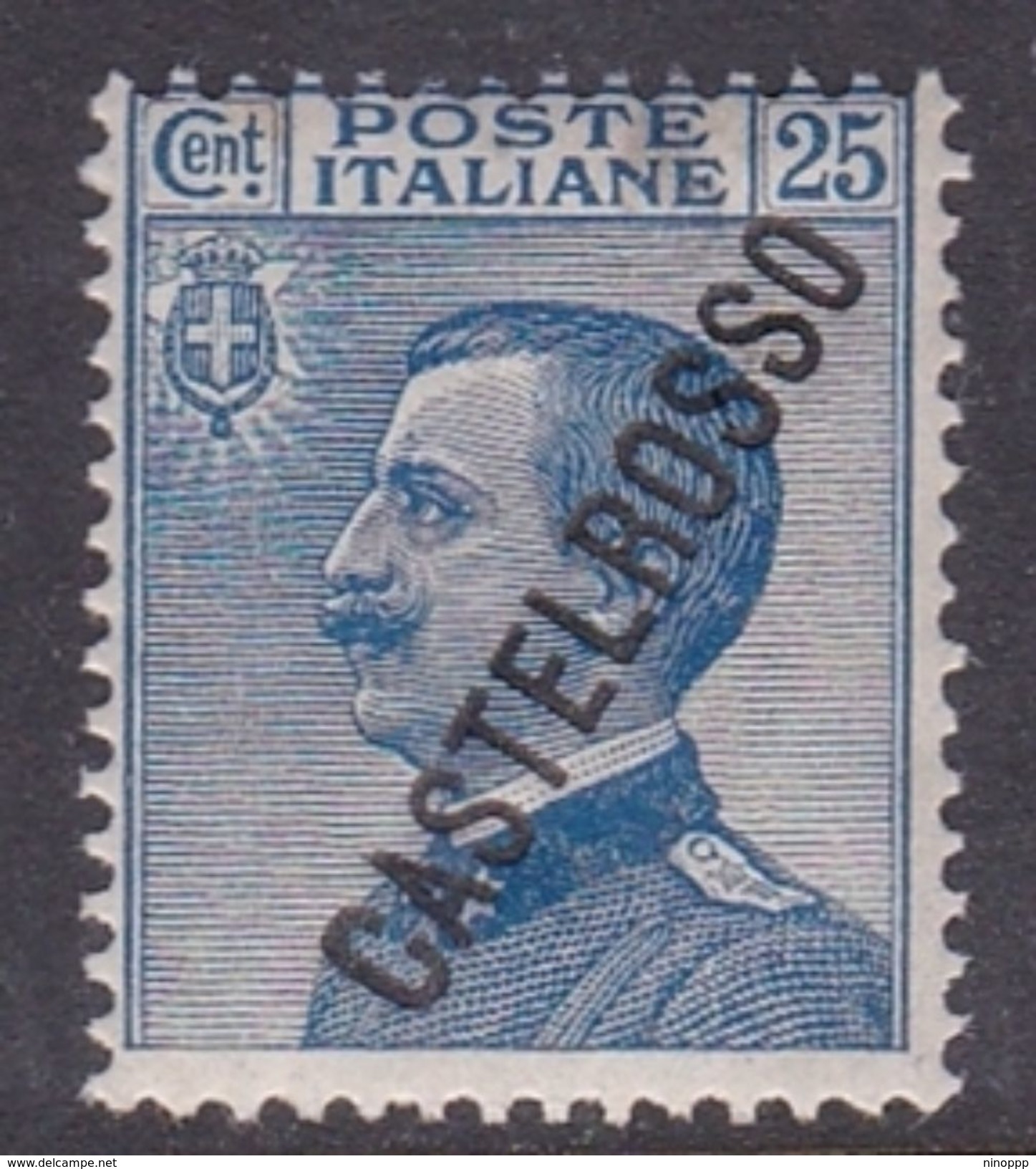Italy-Colonies And Territories-Castelrosso S19 1924 25c Blue MNH - Emissioni Generali