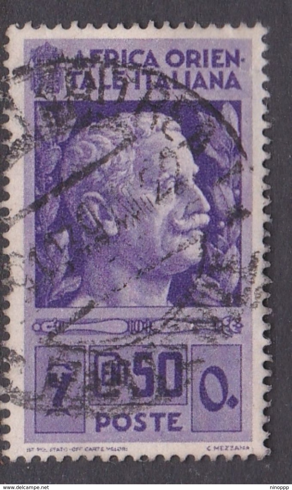 Italy-Colonies And Territories-Italian Eastern Africa S10 1938 50c Violet Used - Algemene Uitgaven