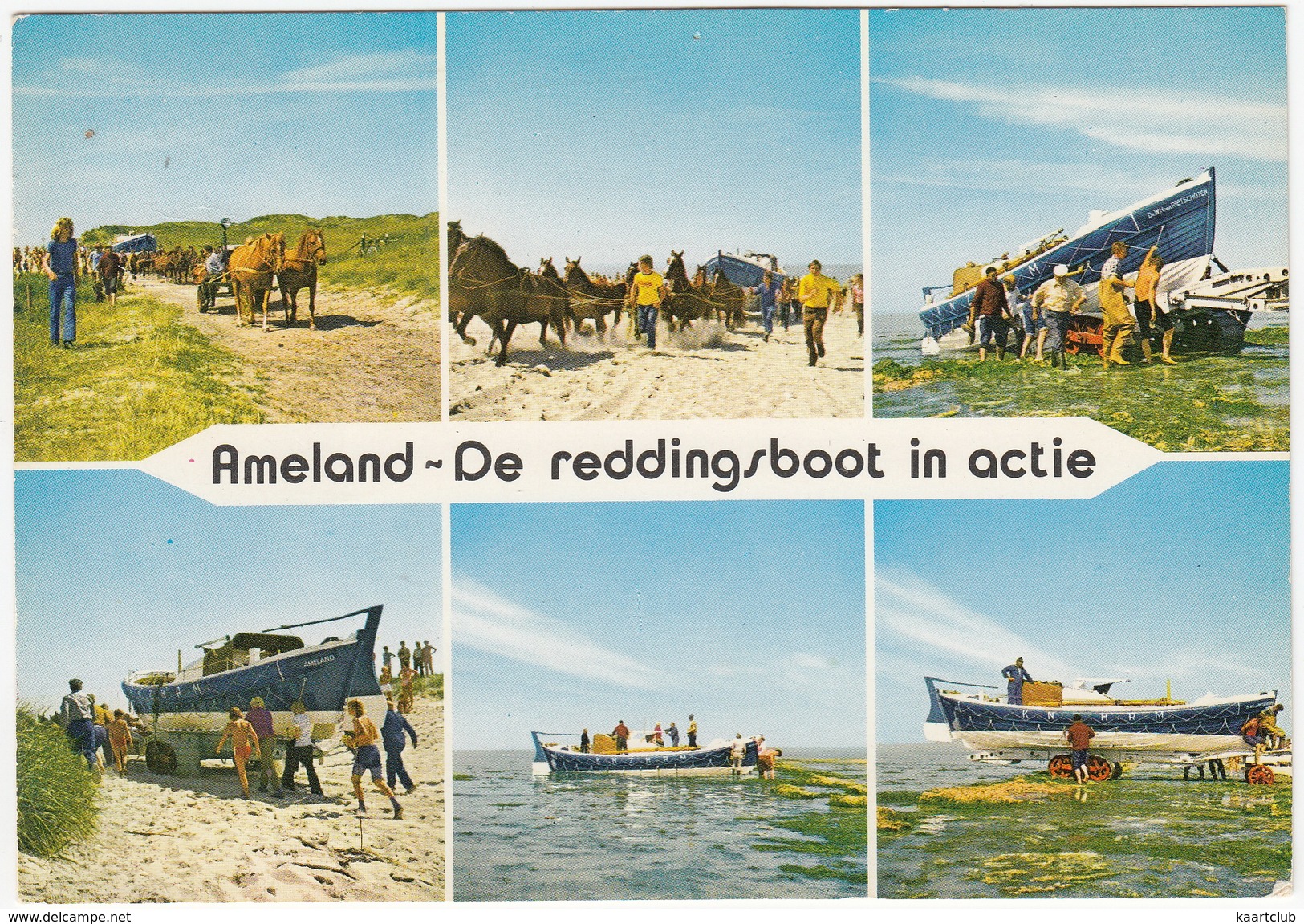 Ameland - De Reddingsboot In Actie -   (Nederland/Holland) - Ameland