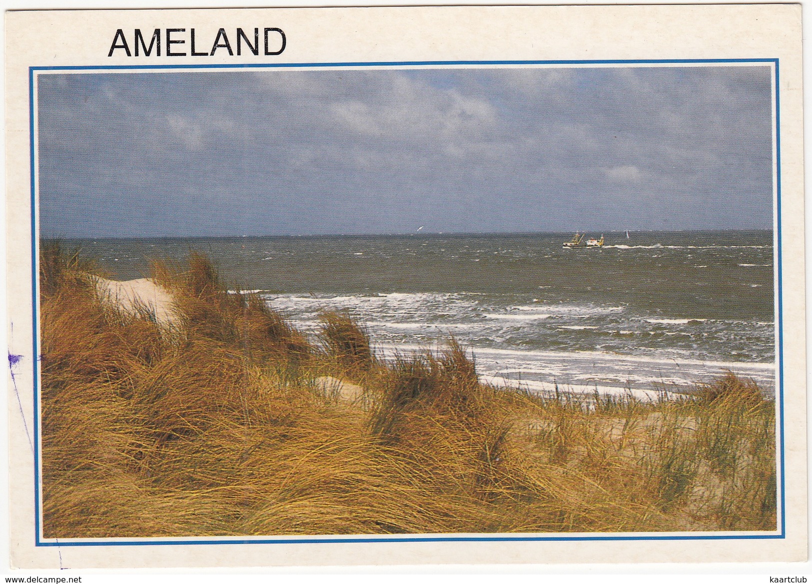 Ameland -  Duinen, Branding, Zee, Vissersschip  -  (Nederland/Holland) - Ameland