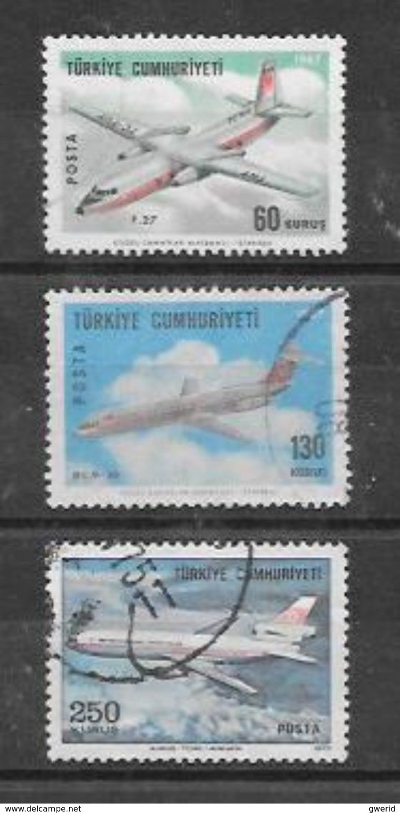 Turquie N° 1823 1824 2081 YVERT OBLITERE - Used Stamps