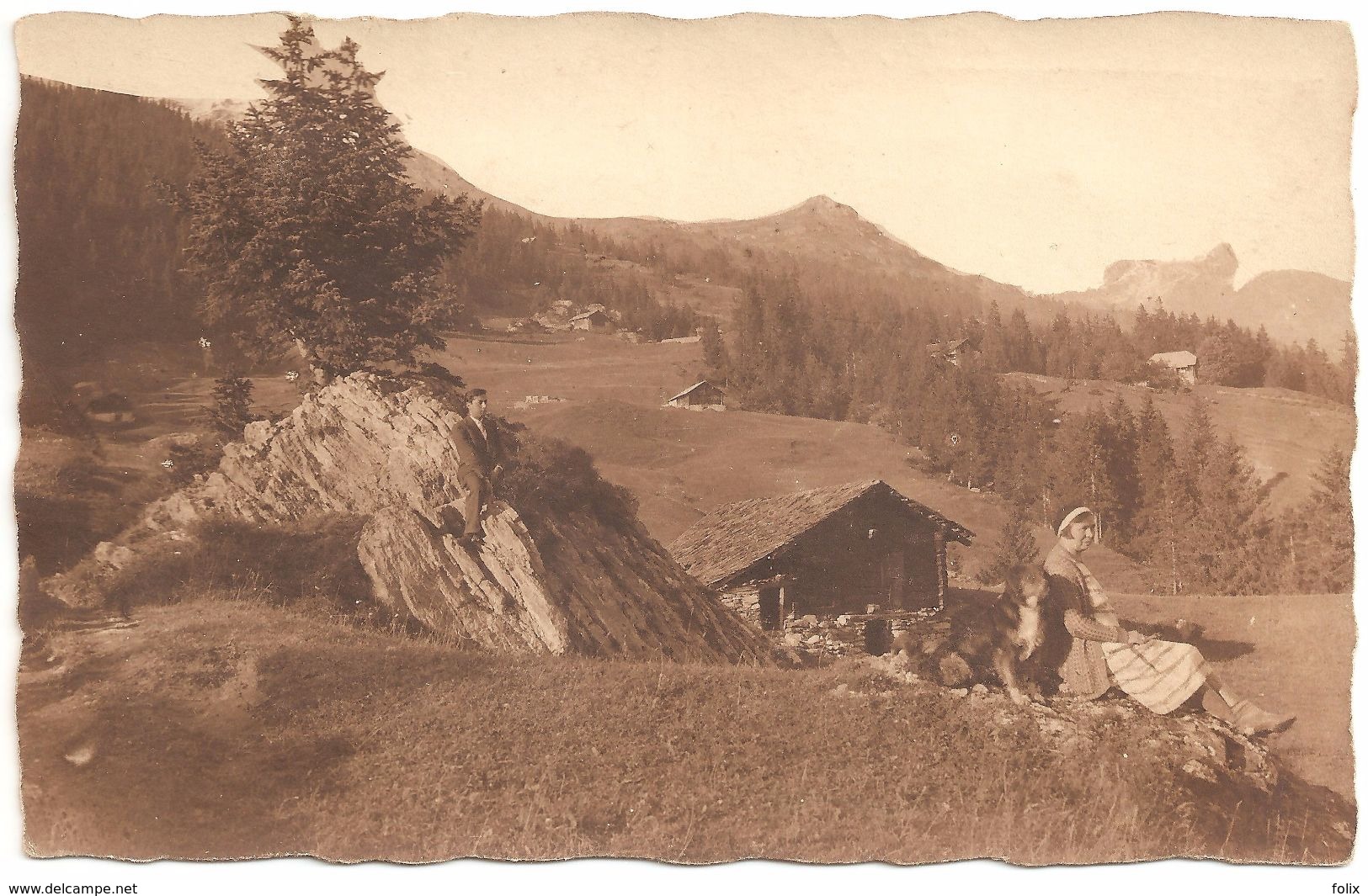 Alpen - Animiert - Fotokarte - 1937 - Saint-Imier 