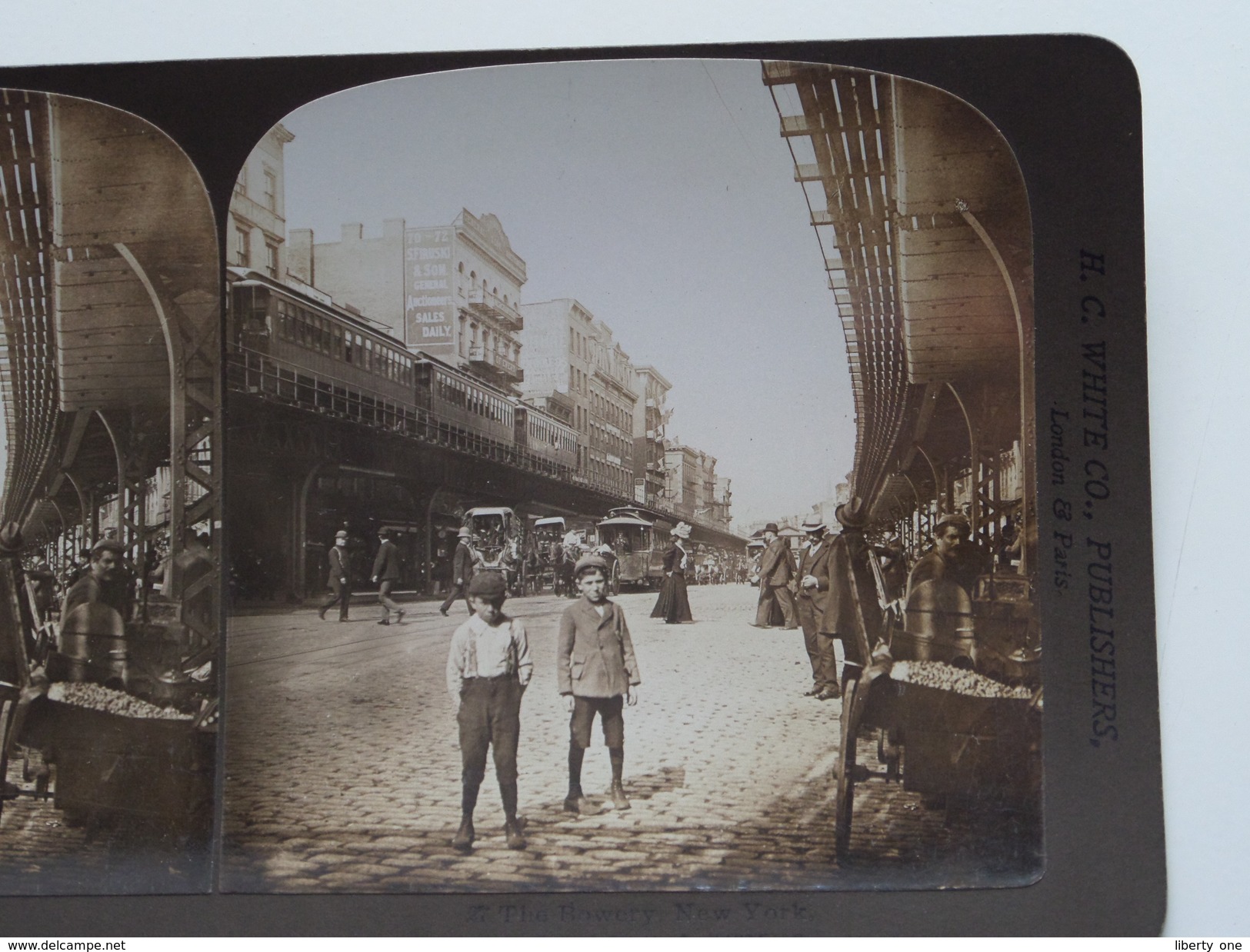 THe BOWERY, NEW YORK U.S.A. ( 27 ) Stereo Photo PERFEC / H C White ( Look For Detail ) ! - Stereo-Photographie