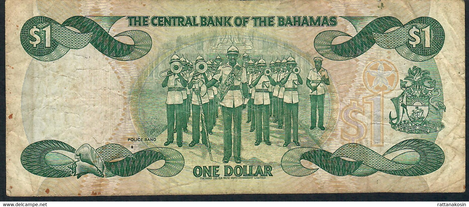 BAHAMAS  P70 1 DOLLAR  2002  #DV   FINE NO P.h. ! - Bahamas