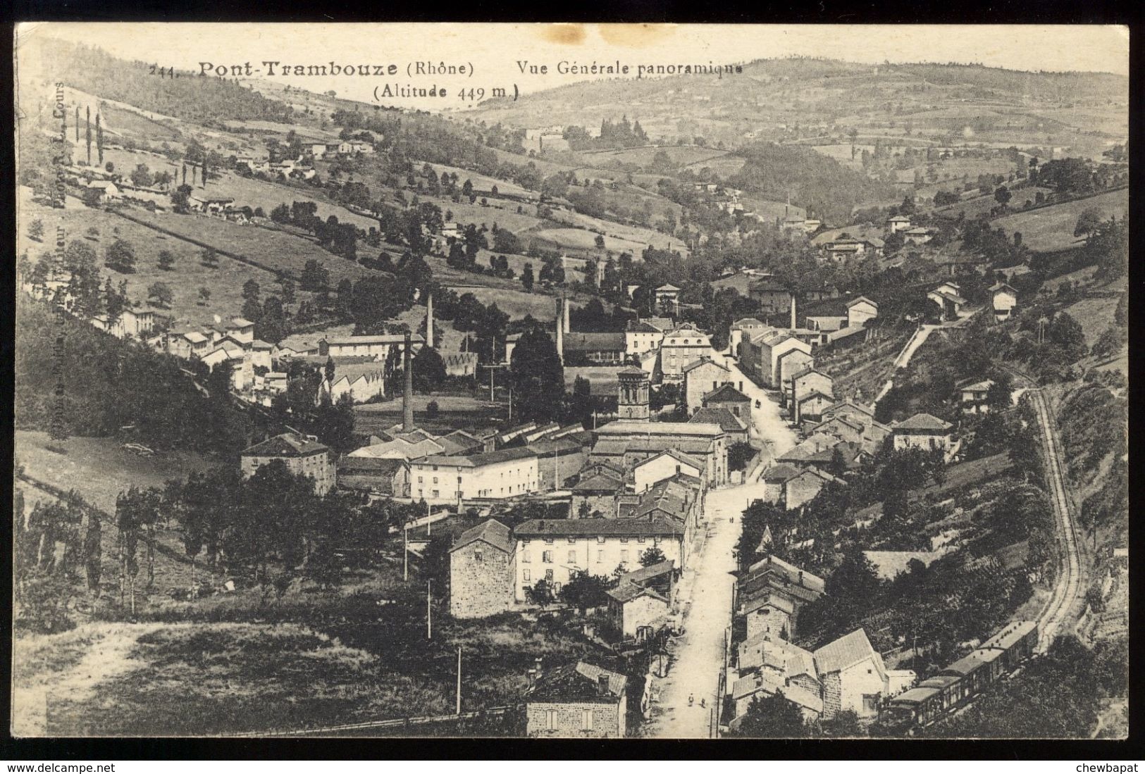 Pont-Trambouze - Vue Générale Panoramique - Carte Tachée - Autres & Non Classés