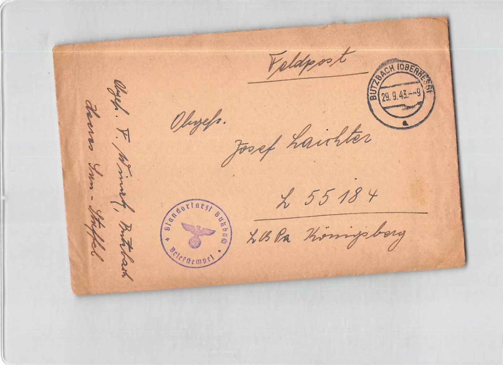 1640 02  FELDPOST BUTZBACH - Storia Postale